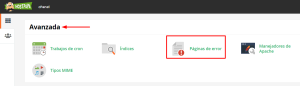 Cómo configurar páginas de error personalizadas en cPanel 2
