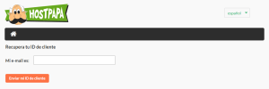 Cómo encontrar tu ID de cliente de HostPapa