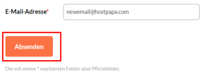 Absenden email