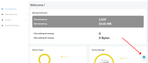 HostPapa Device Backup: My Data Portal overview