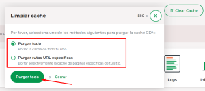 Limpiar caché en WordPress Hosting Gestionado