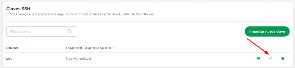 Acceder a SSH en tu cuenta WordPress Hosting Gestionado.