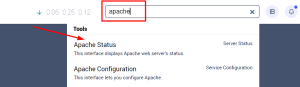 How to view Apache Status in WHM search