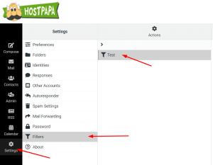 How to delete email filters with HostPapa email