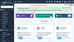 How to create a staging WordPress site using Softaculous Apps Installer 1