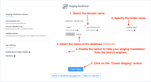 How to create a staging WordPress site using Softaculous Apps Installer 5