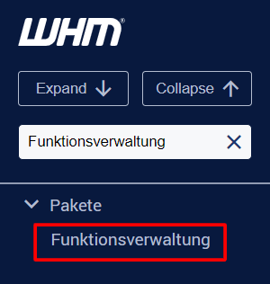 Funktionsverwaltung