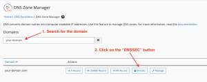 How to enable DNSSEC for the domain on cPanel VPS - DNSSEC