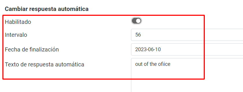 Cómo activar y desactivar una alerta de vacaciones o fuera de la oficina en tu webmail de HostPapa 1