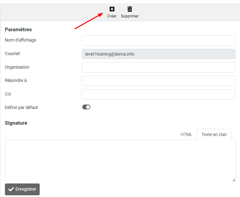 Comment activer et désactiver une signature d’e-mail dans votre messagerie électronique HostPapa 2