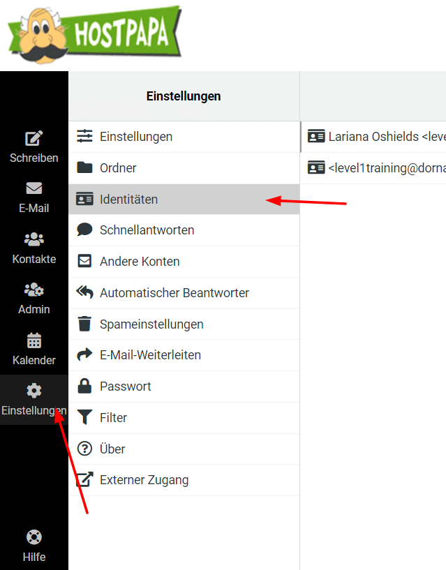 So aktivieren und deaktivieren Sie eine E-Mail-Signatur bei HostPapa-Webmail