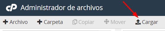 Cargar imagen con el administrador de archivos