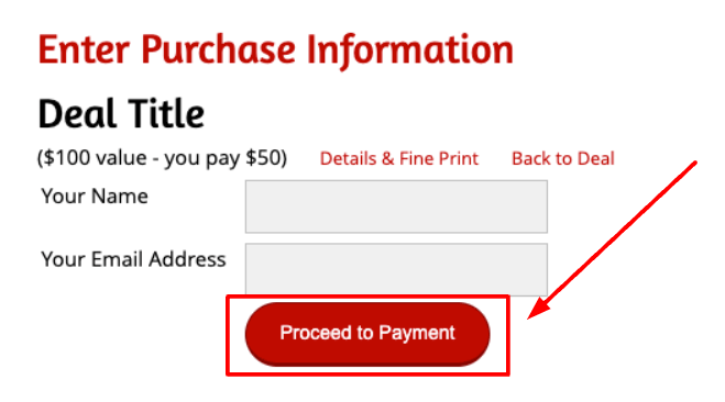 Click the Proceed to Payment button.