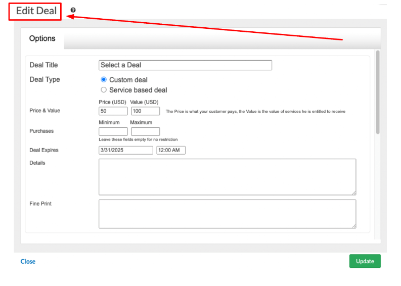 You’ll now see the following pop-up window appear, where you can configure the application.