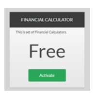 Press Financial Calculator.