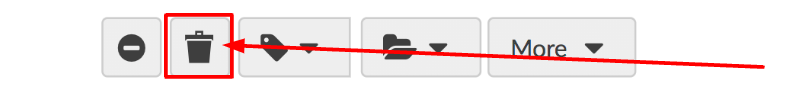Select the Trash icon.