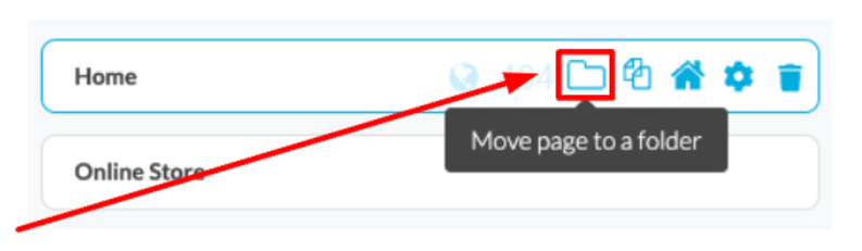To better structure your content, you can put each webpage in a folder.