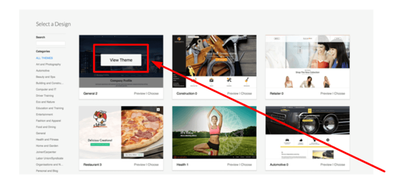 Select View Theme.