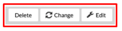 At the top, you’ll find the options to delete, change, or edit the current background image.
