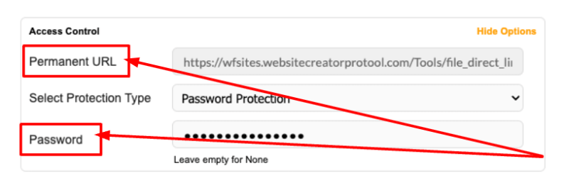 Protect the file with a common password for restricted access.