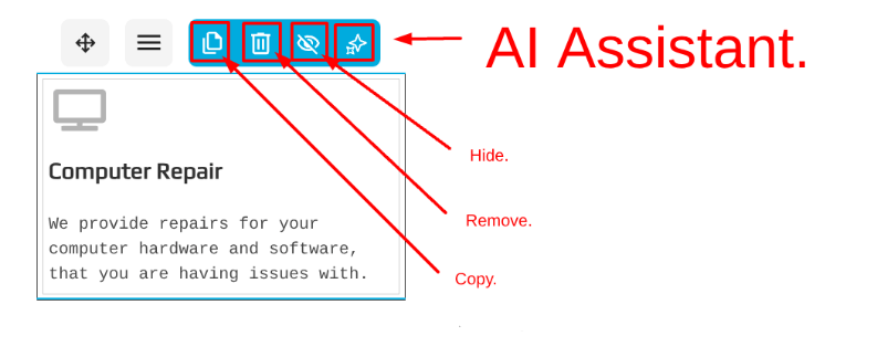 The AI Assistant is within the common tools menu.