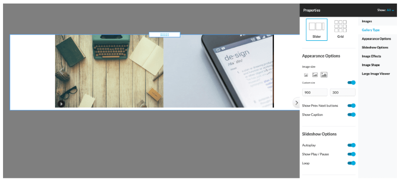 You can add a scrollbar to switch between images.